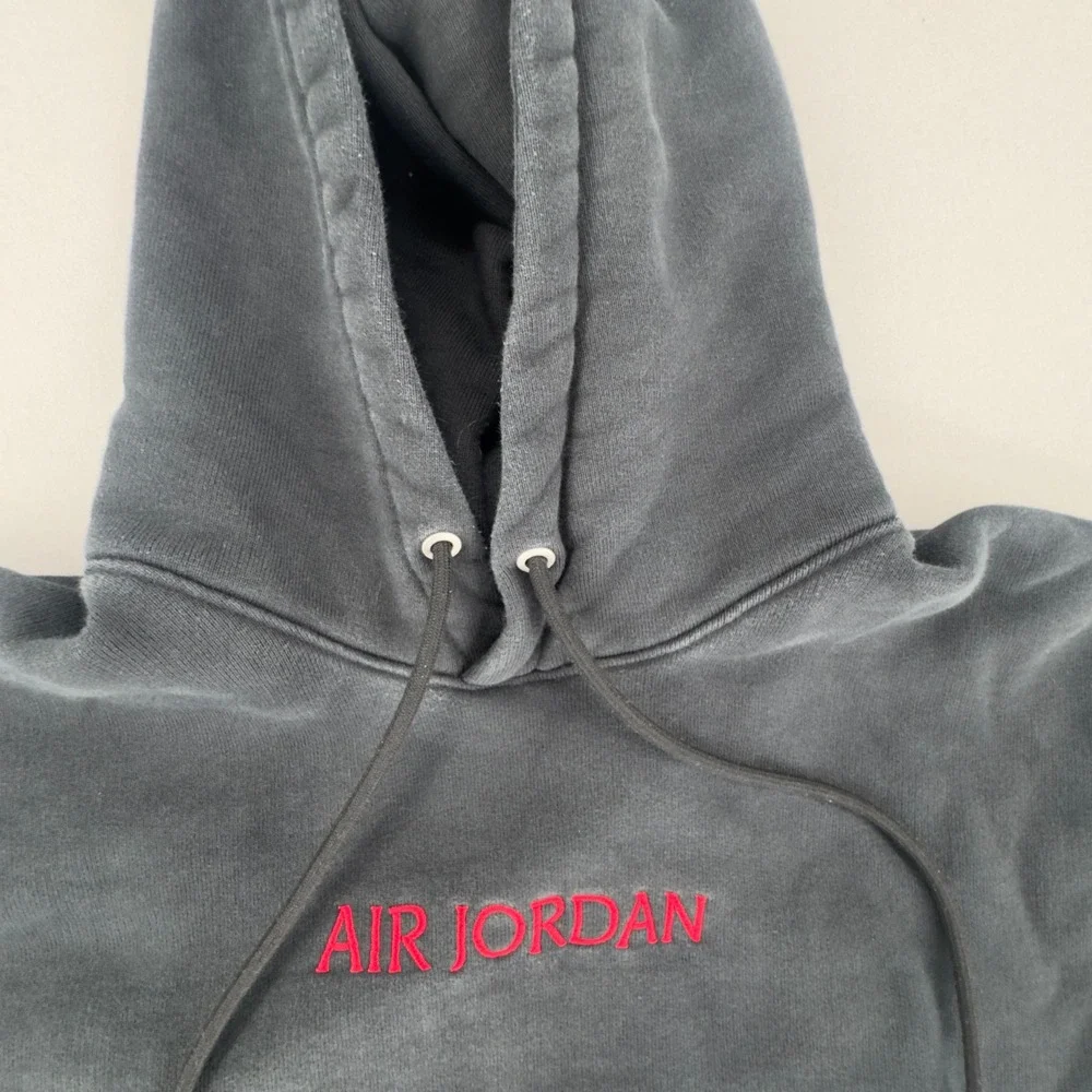 JNike Air Jordan Heavyweight 2.5lb French Terry Hoodie Mens Med Black DO6094-010
